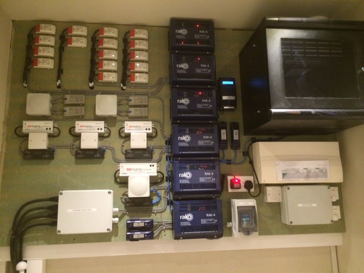 Lighting control and distribution equipment installed by Humphreys Electrical