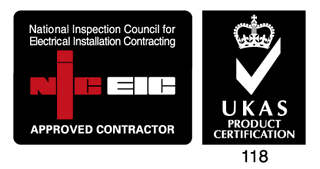 NICEIC Approved Contractor, UKAS product certification